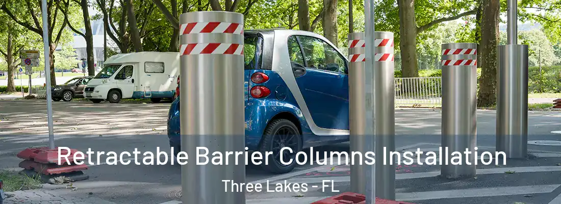  Retractable Barrier Columns Installation Three Lakes - FL